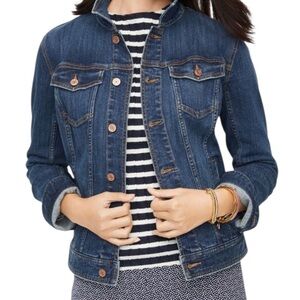 Talbots Blue Classic Denim Jacket L
